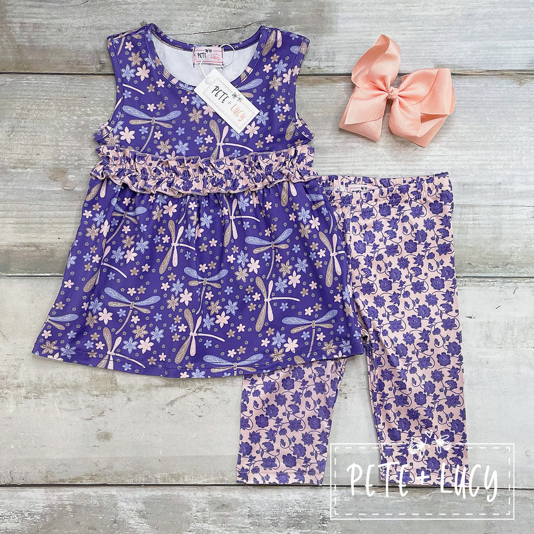 Dragonfly Dreams Capri Set by Pete + Lucy