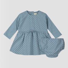 Load image into Gallery viewer, MARNIE DRESS in Blue Dots
