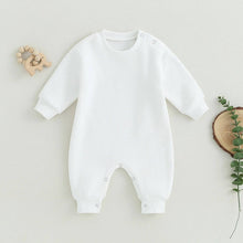 Load image into Gallery viewer, Little Dude Cozy Fleece Baby Romper
