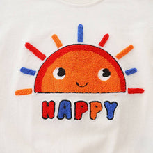 Load image into Gallery viewer, Cartoon Round Neck Bottoming Shirt Fashion Stitching Sleeve Children&#39;s Sweater
