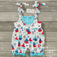 Load image into Gallery viewer, Come Sail With Me Infant Romper
