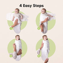 Load image into Gallery viewer, 3pk Soothe Zippy Baby Swaddles 0-3 Months,Newborn Sleep Sack: Aspire / One Size

