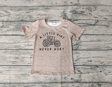 Load image into Gallery viewer, Baby Boys Brown Tractor Short Sleeve Tee Shirts Tops
