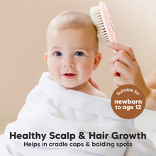 Load image into Gallery viewer, KeaBabies Baby Hair Brush (Blush)
