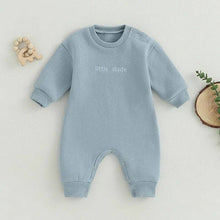 Load image into Gallery viewer, Little Dude Cozy Fleece Baby Romper
