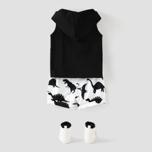 Load image into Gallery viewer, 2pcs Baby Boy Dinosaur Sleeveless  Shorts Set
