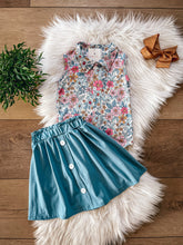 Load image into Gallery viewer, Dusty Pink Floral Skort Set
