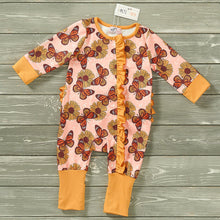 Load image into Gallery viewer, Jocelyn Girl&#39;s Zip Up Infant Romper
