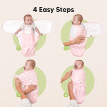 Load image into Gallery viewer, 3pk Soothe Zippy Baby Swaddles 0-3 Months,Newborn Sleep Sack: Blossom
