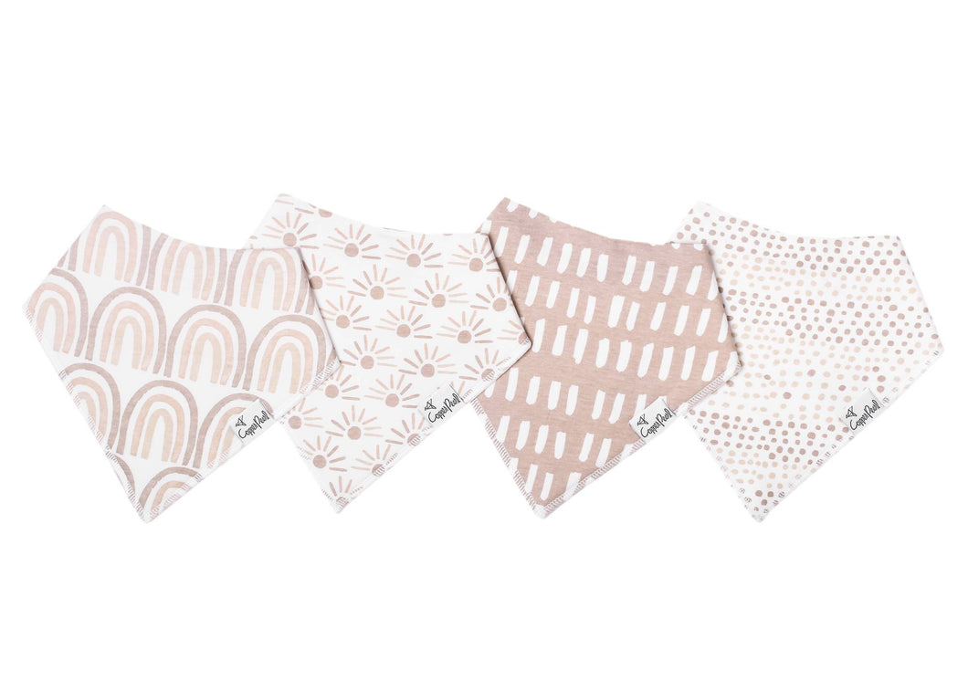 Baby Bandana Bib Sets - 4 Pack