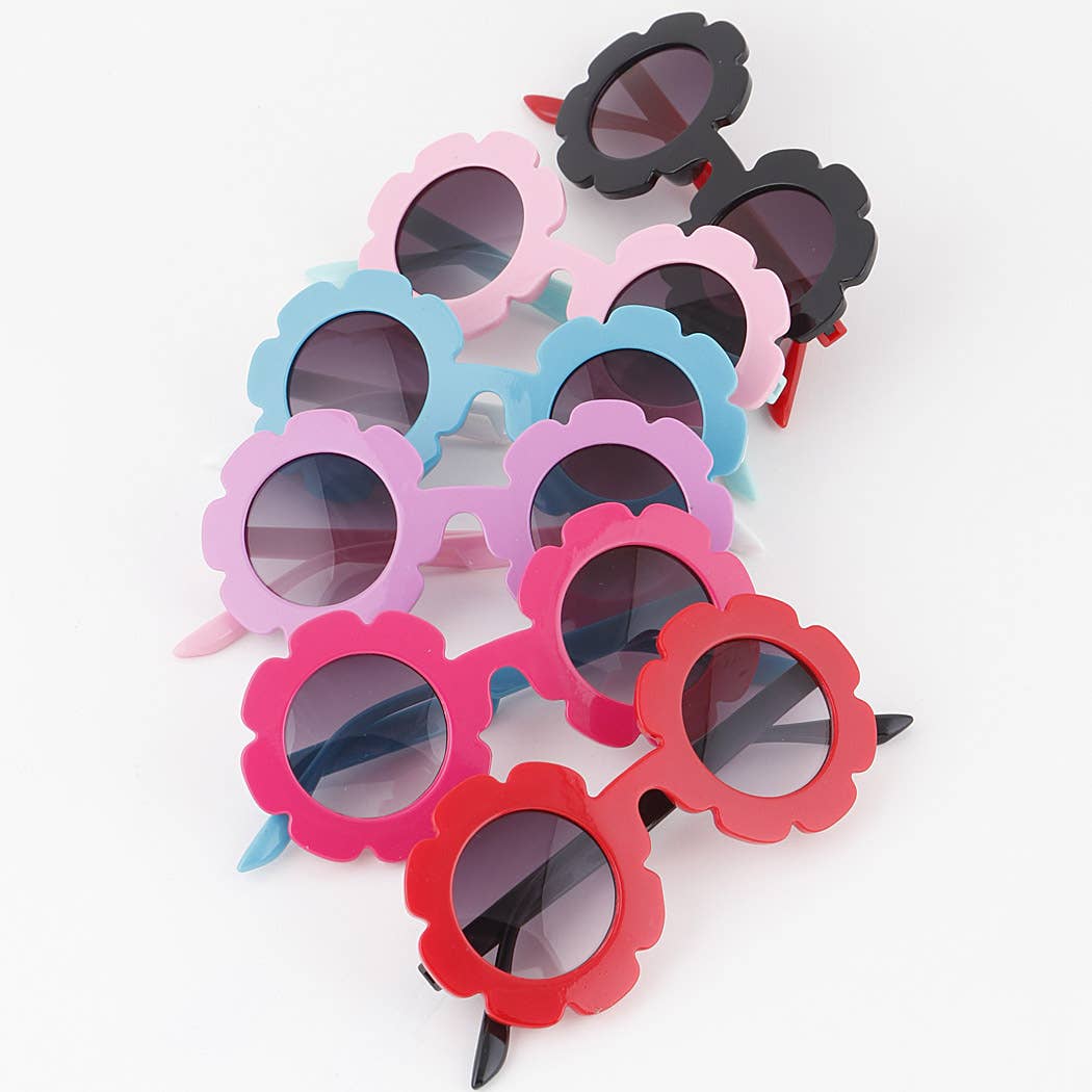 Kids Cute Flower Sunglasses