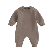 Load image into Gallery viewer, Little Dude Cozy Fleece Baby Romper
