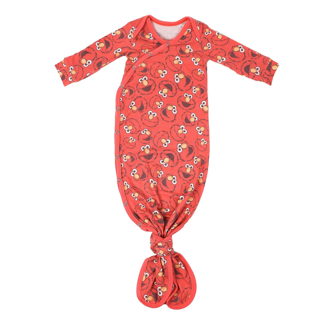 Elmo Newborn Knotted Gown