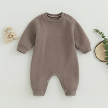 Load image into Gallery viewer, Little Dude Cozy Fleece Baby Romper
