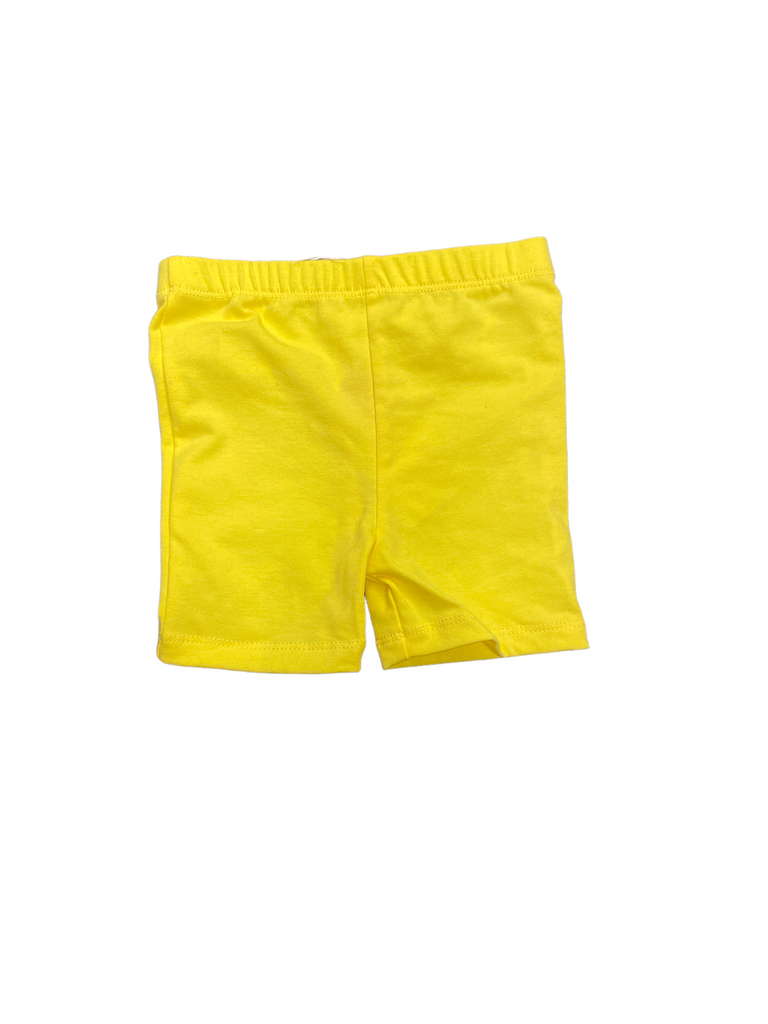 Sunshine Yellow Twirl Shorts by Mila & Rose