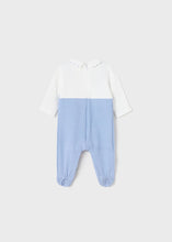 Load image into Gallery viewer, Sustainable Cotton Footed Newborn Jumpsuit
