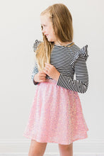 Load image into Gallery viewer, Bubblegum Sequin Twirl Skirt by Mila &amp; Rose
