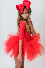 Load image into Gallery viewer, Red 3/4 Tutu Leotard by Mila &amp; Rose
