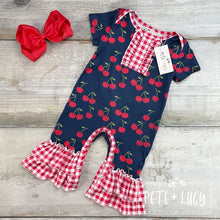 Load image into Gallery viewer, Cherry Pie Infant Romper
