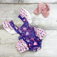 Load image into Gallery viewer, Purple Protea Infant Romper
