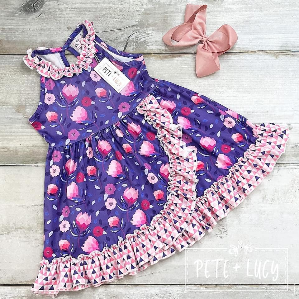 Purple Protea Dress
