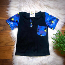 Load image into Gallery viewer, Catching Fireflies Pocket Henley
