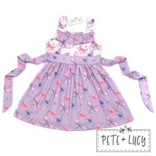 Load image into Gallery viewer, Lilac Butterflies Dress

