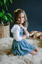 Load image into Gallery viewer, Pale Blue Pinafore Dress by Mila &amp; Rose
