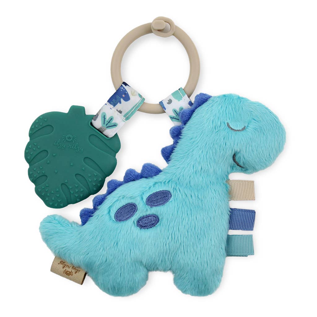 James the Dino Itzy Ritzy Itzy Pal™ Plush + Teether