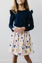 Load image into Gallery viewer, I Heart You Twirl Skirt by Mila &amp; Rose
