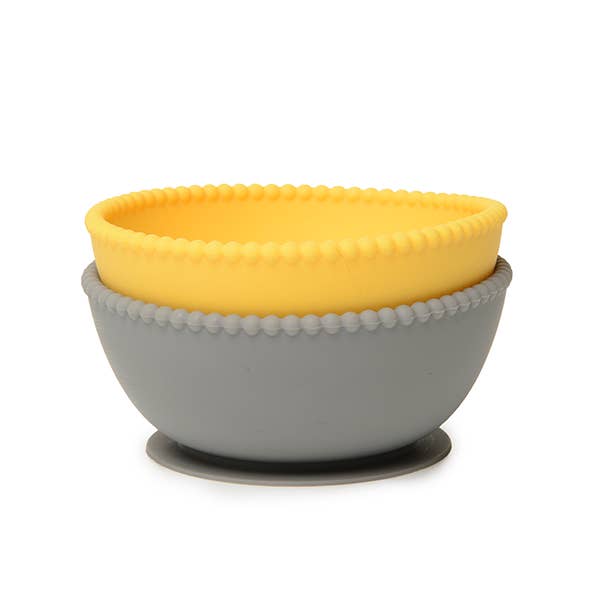 Silicone Suction Bowls (set of 2) - CB EAT By Chewbeads