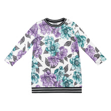 Load image into Gallery viewer, Floral Sweatshirt Dress by Nanai
