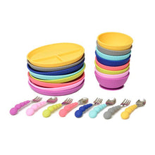 Load image into Gallery viewer, Flatware Set - Silicone and Stainless - CB EAT By Chewbeads

