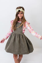Load image into Gallery viewer, Olive Pinafore Dress by Mila &amp; Rose
