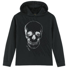 Load image into Gallery viewer, Hooded Long Sleeve Skull T-Shirt by Lemon Kids
