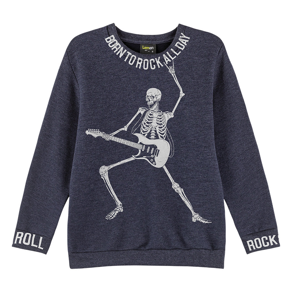 Skeleton Sweatshirt by Lemon Kids