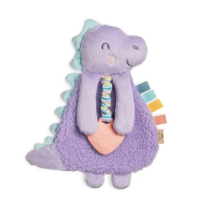Dempsey the Dino Itzy Friends Lovey™ Plush with Silicone Teether Toy