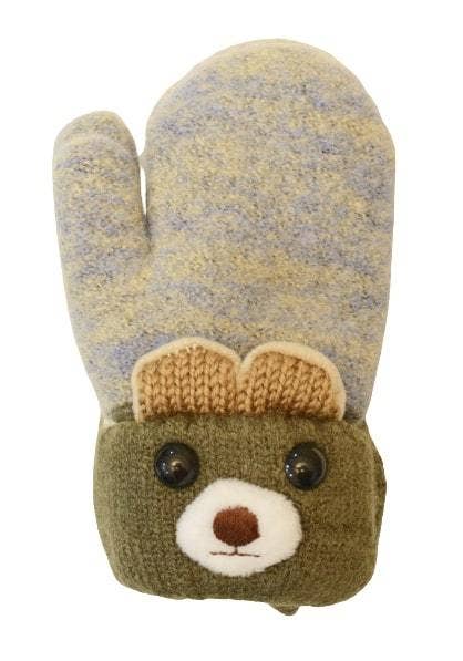 Sierra Mouse Knit Mittens for Baby or Toddler