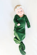 Load image into Gallery viewer, Newborn Knotted Gown - Solid
