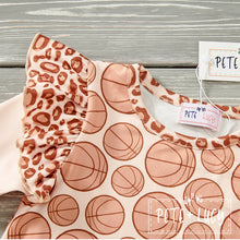Load image into Gallery viewer, Basketball Safari Girl&#39;s Infant Romper
