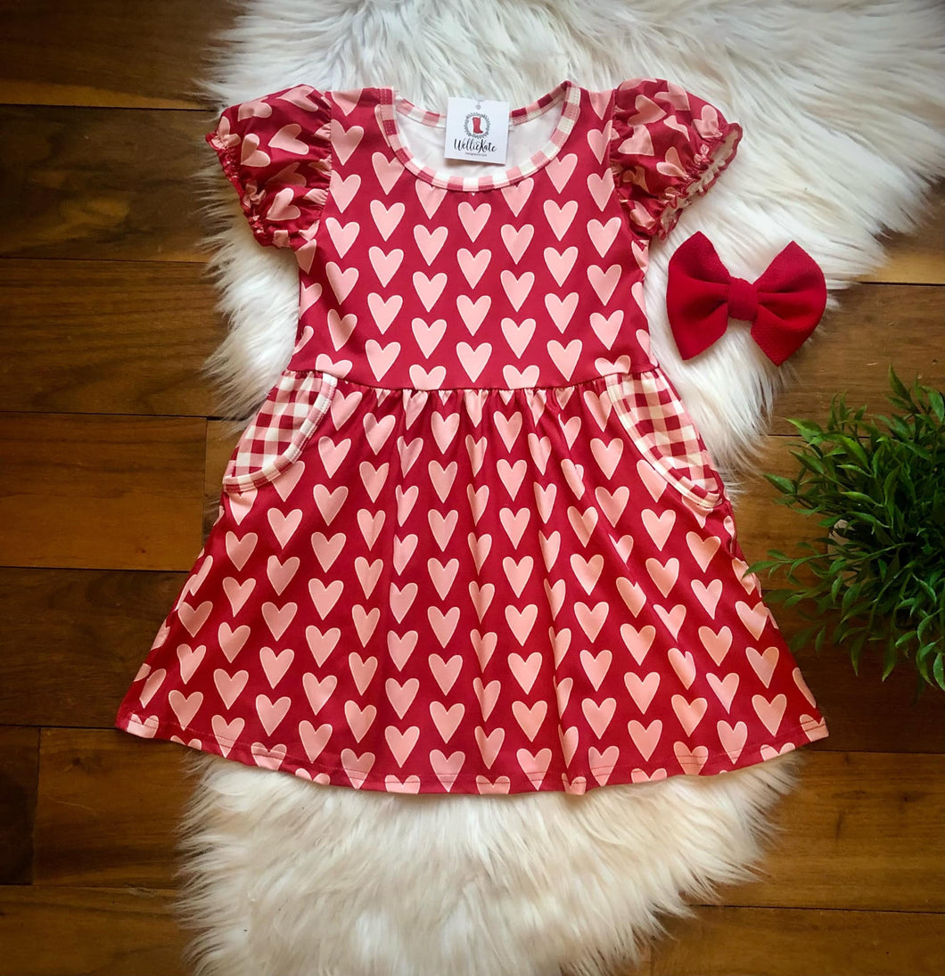 Country Hearts Dress by Wellie Kate