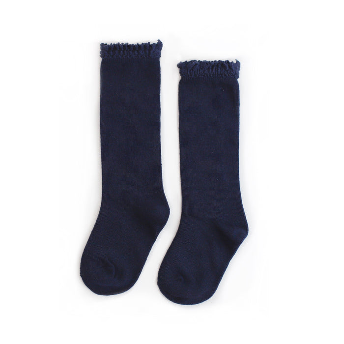 Bestie Lace Top Knee High Socks by Little Stocking Co.