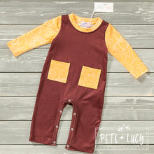 Load image into Gallery viewer, Sunflower Love Boy&#39;s Infant Romper
