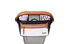 Load image into Gallery viewer, Coffee &amp; Cream Itzy Ritzy Travel Stroller Caddy
