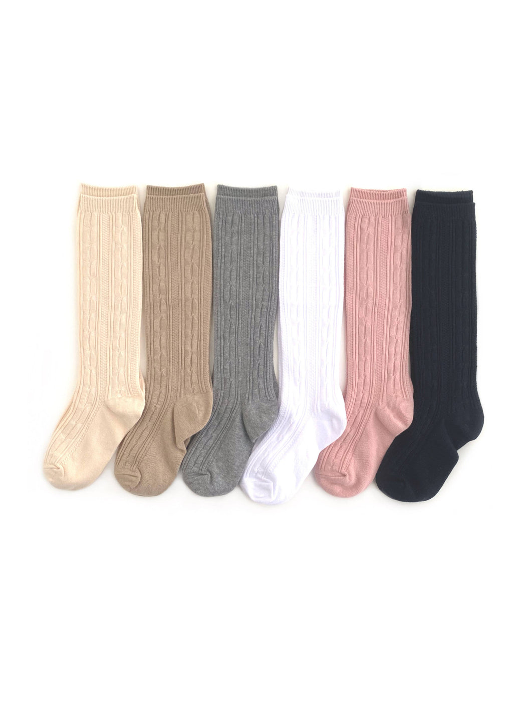 Cable Knit Knee High Socks by Little Stocking Co.