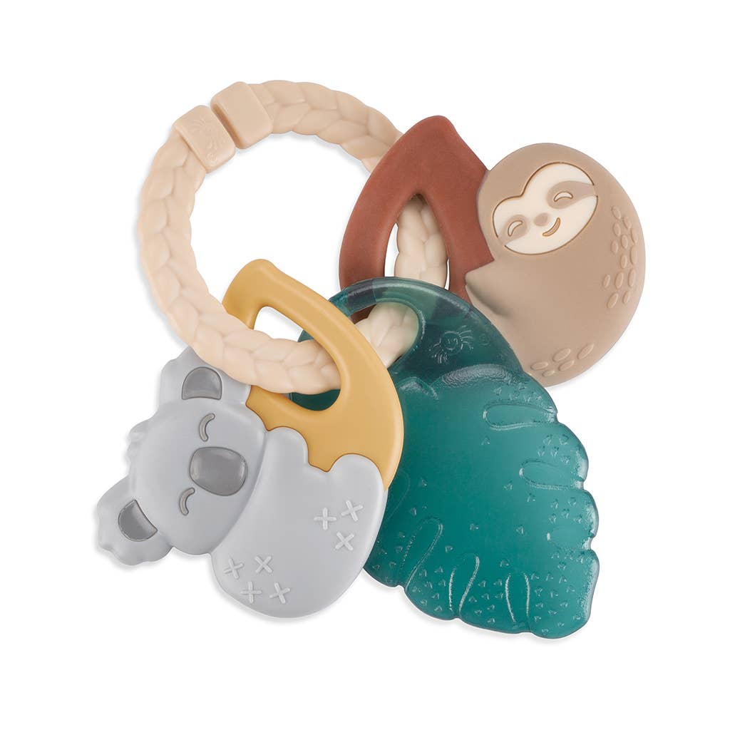 Itzy Ritzy Tropical Itzy Keys™ Textured Ring with Teether + Rattle