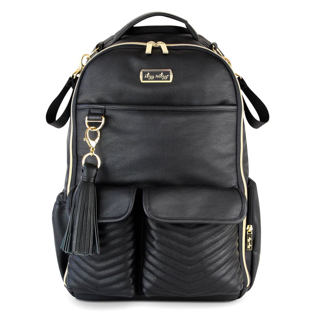Itzy Ritzy Jetsetter Black Boss Backpack™ Diaper Bag