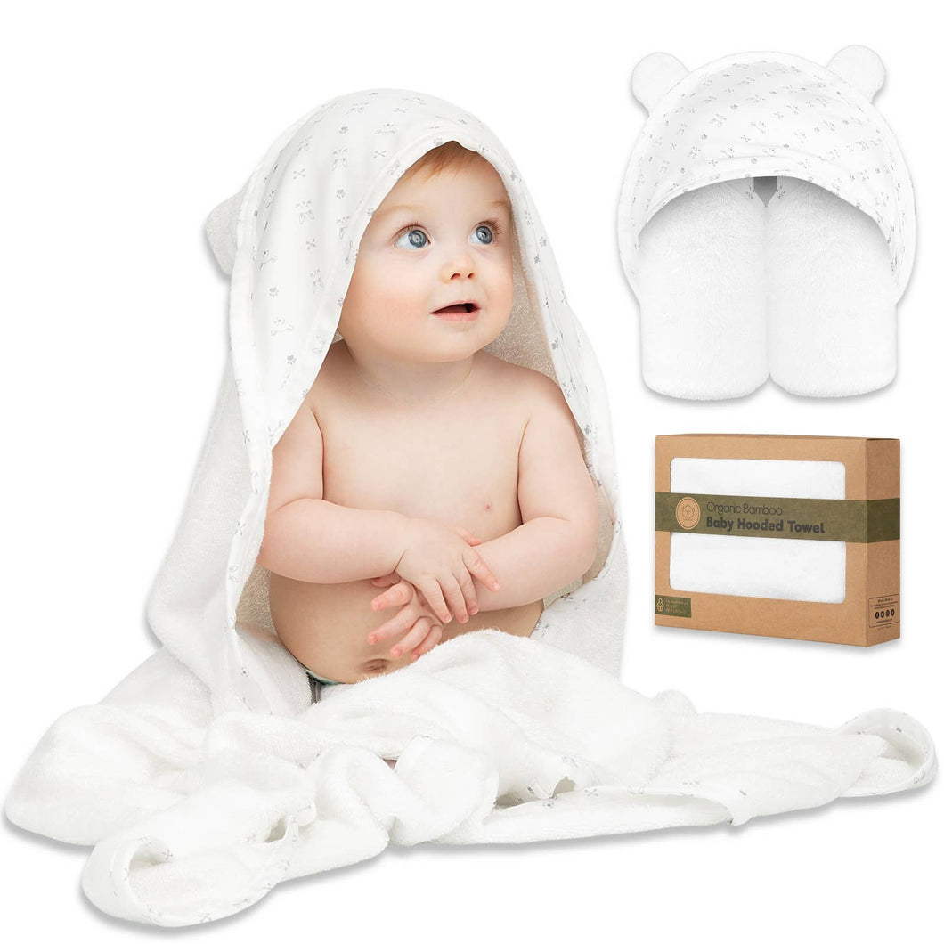 KeaBabies LUXE Organic Bamboo Hooded Towel (KeaStory)