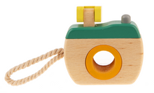 Load image into Gallery viewer, Retro, Baby! Wooden Camera by Baby Ganz
