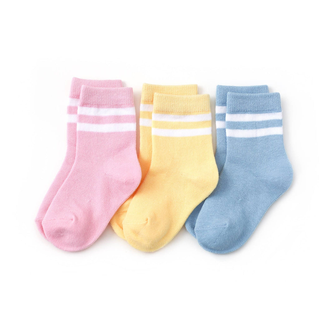 Pastel Striped Midi 3 pack - Little Stocking Co.